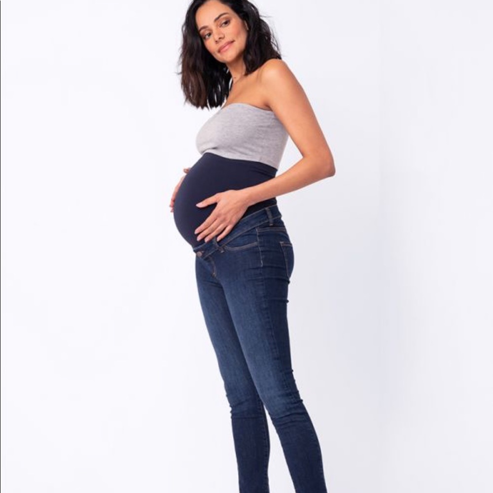 Organic Cotton Over Bump Maternity Jeans